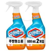 유한락스 주방청소용 세제, 600ml, 2개