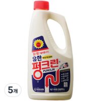 유한양행 펑크린 배수구 세정제, 1L, 5개