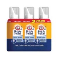 암앤해머 심플리 코세정 미스트 126ml 3팩 Arm & Hammer Simply Saline Nasal Mist 3/4.25 floz, 3개