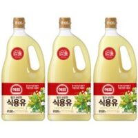 해표 식용유, 1.8L, 3개