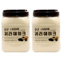 태광선식 국산서리태로 더욱 고소해진 귀리쉐이크, 1.2kg, 2개