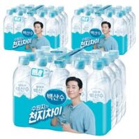 백산수 무라벨 생수, 500ml, 60개