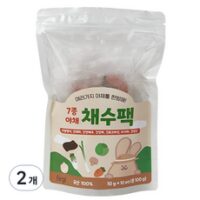 퍼기 이유식 어린이 채수팩 10개입, 야채맛, 100g, 2팩