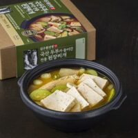 김구원선생 국산두부가 들어간 전통 된장찌개 밀키트, 356g, 1개