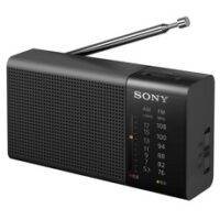 소니 Sony ICF-P27 BC 핸디 휴대용 라디오 블랙 야외용 일본직구, 가로형