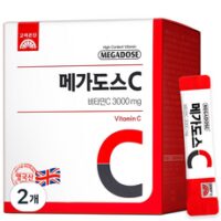 고려은단 메가도스C 비타민C 3000mg, 180g, 2개