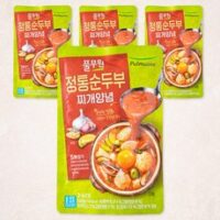 풀무원 정통순두부 찌개양념, 140g, 4입 외 순두부찌개양념 인기 상품 BEST 8가지