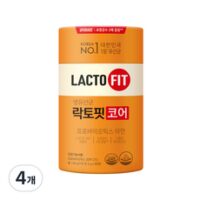 종근당 락토핏 생유산균 코어, 120g, 4개