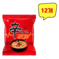 농심 신라면 더 레드 125g, 12개