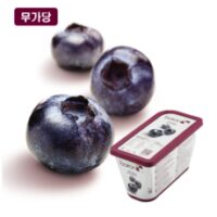 브아롱 블루베리냉동퓨레 1KG, 1개