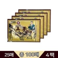 국산 산삼 쿨패드 찜질 건강 산삼패드100매(4팩), 1개