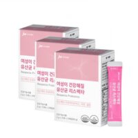 중외제약 여성이 건강해 질유산균 리스펙타 분말스틱 (30포X3박스) 락토페린 아연 셀렌, 60g, 3개