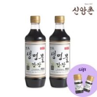 [신앙촌] 양조 생명물간장 860mL 2병 (미니간장2병 증정), 2개