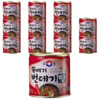 유동 뚝배기 번데기탕 얼큰한맛, 280g, 12개