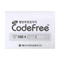 SD바이오센서 코드프리 CodeFree 혈당시험지 혈당측정검사지 100매 2024년 06월 SW, 100개입, 1개