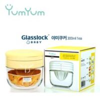 글라스락 야미쿠커 베이비이유식조리기300ml, 1조, 옐로우