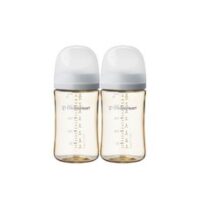 더블하트 모유실감 3세대 트윈팩 240ml 새벽그레이, 새벽그레이(젖병2입), 그레이, 2개