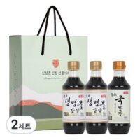 신앙촌 양조 생명물간장 500ml x 2p + 깔끔한 국간장 500ml K 3-1호, 1.5L, 2세트