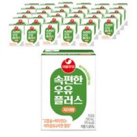 속편한 저지방 우유 플러스, 190ml, 48개