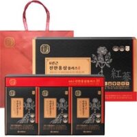 한삼인 6년근 진한홍삼플러스 40ml x 30포 + 쇼핑백, 1200ml, 1개