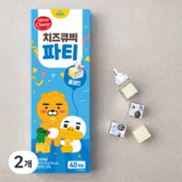 치즈큐빅 파티 플레인 40입, 232g, 2개