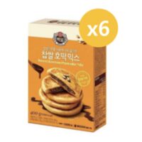 백설 찹쌀 호떡믹스, 400g, 6개