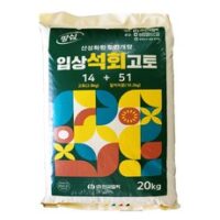 석회 비료 20kg 토양개량 뿌리기 편한 알갱이 타입, 1개, 20000g