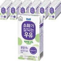 매일유업 소화가 잘되는 우유 저지방, 190ml, 48개