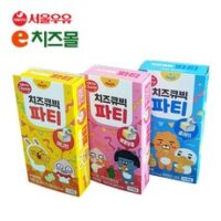 e치즈몰 서울우유 치즈큐빅파티 3종 맛선택, 87g, 3개, 치즈큐픽 파티 플레인