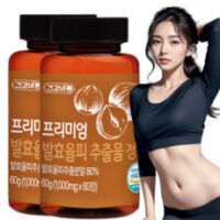 발효율피 100%국내산 고함량1000mg 프리미엄 정, 2개, 60정