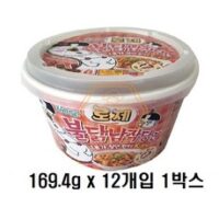 삼양 로제불닭납작당면 169.4g, 169.4g x 12개입, 10박스