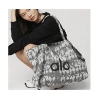 Alo Yoga Grey Tie Dye Shopper Tote Bag In Original Packaging