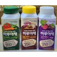 한국야쿠르트 하루야채 100% 유기농야채 오리지날/퍼플/뿌리채소3종류 200ml X 15입 아이스 배송, 1세트