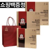 정관장 홍삼정 에브리타임 밸런스 + 쇼핑백, 300ml, 3개