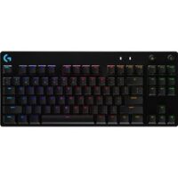 로지텍 PRO TKL GX BLUE 기계식 게이밍 키보드, 텐키리스, 혼합색상, YU0039