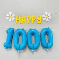 아기600일 추천 상품 파티앤온 데이지 50일 100일 200일 1000일 셀프 촬영 숫자풍선세트, 1세트, 스카이 1000일 외 TOP8