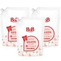 치코섬유유연제 TOP 8가지 선정, 비앤비 섬유유연제 자스민 앤 로즈 리필, 1500ml, 3개