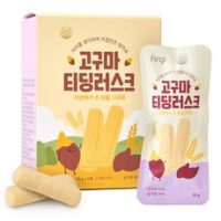 투씨러스크 HOT 8가지 선정, 퍼기 유아용 티딩러스크 치발과자, 고구마, 120g, 1개