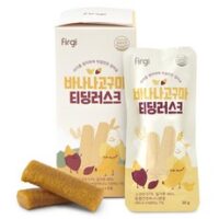 퍼기 유아용 티딩러스크 치발과자, 바나나고구마맛, 120g, 1개