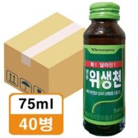 광동 위생천 소화음료 75ml x 40병E, 40개