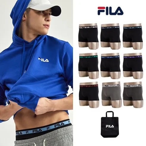 핫한 FILA 리얼블랙에디션 드로즈 9종 남성 핫해